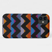 Multicolor Chevron Zigzag Stripe Pattern Case-Mate iPhone Case (Achterkant (horizontaal))
