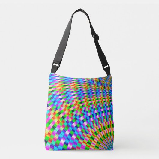 Multicolor Chic Stylish Geometric Crossbody Tas (Voorkant)