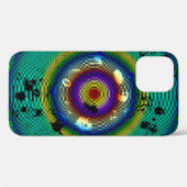 Multicolor Circled-patroon Case-Mate iPhone Case (Achterkant (horizontaal))