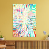 Multicolor City Life Canvas Wall Art Afdruk (Insitu (Woonkamer))