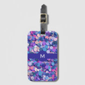 Multicolor Confetti Bagagelabel (Voorkant (verticaal))