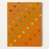 Multicolor Crayon Stars Planner (Achterkant)