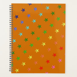 Multicolor Crayon Stars Planner