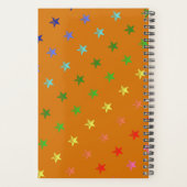 Multicolor Crayon Stars Planner (Achterkant)
