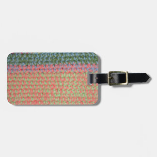 Multicolor Crochet Bagagelabel
