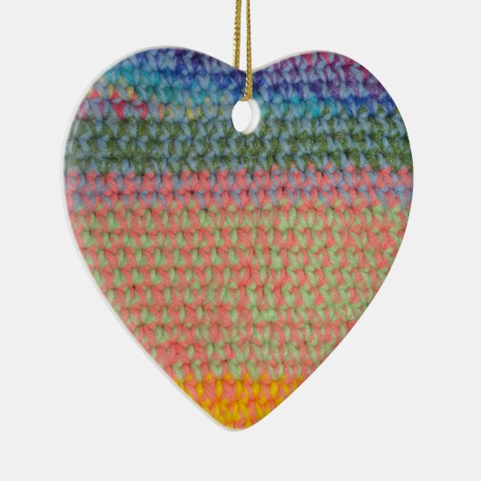 Multicolor Crochet Keramisch Ornament (Rechts)