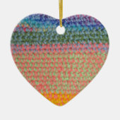 Multicolor Crochet Keramisch Ornament (Voorkant)