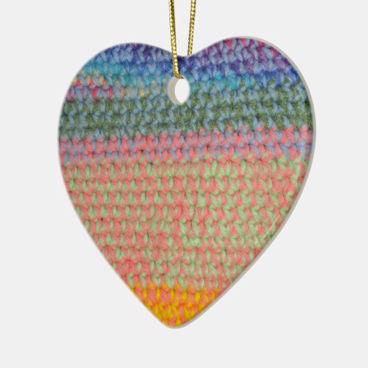 Multicolor Crochet Keramisch Ornament (Links)