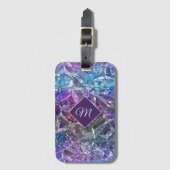 Multicolor Crystal Bagagelabel (Voorkant (verticaal))