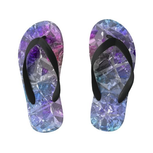 Multicolor Crystal Kinder Teenslippers (Voetbed)