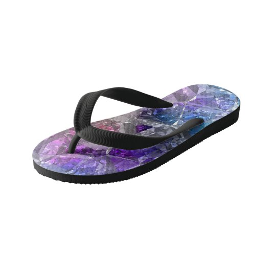 Multicolor Crystal Kinder Teenslippers (Schuin)