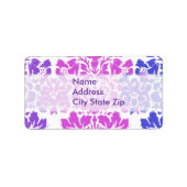 Multicolor Damask Etiket (Voorkant)