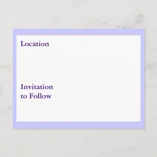 Multicolor Damast Save the Date Aankondigingskaart (Achterkant)