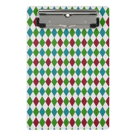 Multicolor diamant glitters mini klembord (Voorkant)
