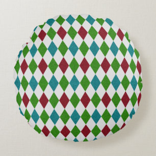 Multicolor diamant glitters rond kussen
