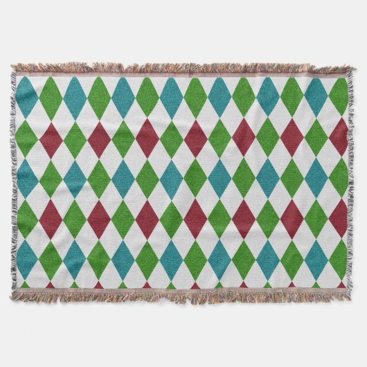 Multicolor Diamond Glitter Deken (Voorkant)