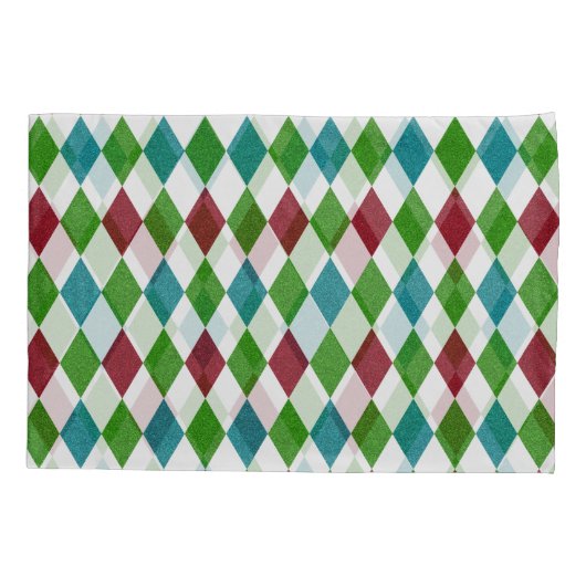 Multicolor Diamond Glitter Kussensloop (Achterkant)