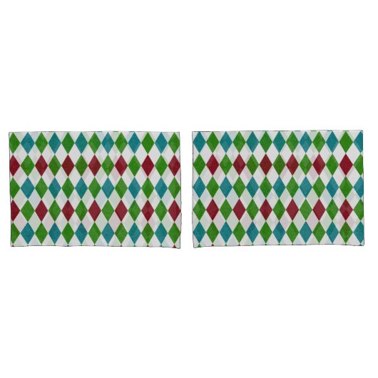 Multicolor Diamond Glitter Kussensloop (Voorkant-Set)