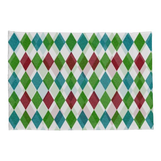 Multicolor Diamond Glitter Kussensloop (Achterkant-Rechts)