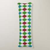 Multicolor Diamond Glitter Lichaamskussen (Voorkant Verticaal)