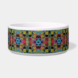 Multicolor dog bowl - Regenbooglacon Voerbakje