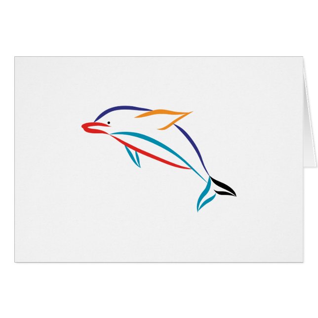 Multicolor Dolphin (Voorkant Horizontaal)