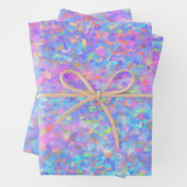 Multicolor Dot Art Inpakpapier Vel (In situ)