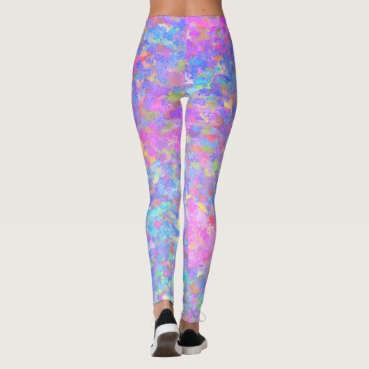 Multicolor Dot Art Leggings (Achterkant)
