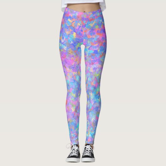 Multicolor Dot Art Leggings (Voorkant)