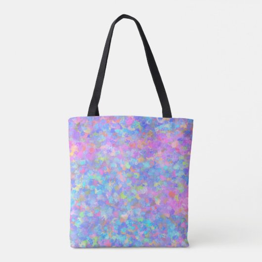 Multicolor Dot Art Tote Bag (Achterkant)