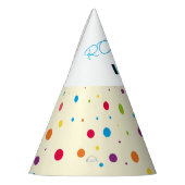 Multicolor Dot verjaardagsfeestje Pet Feesthoedjes (Links)