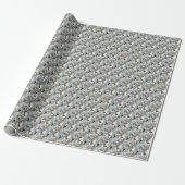 Multicolor Edelstenen Inpakpapier (Uitgerold)