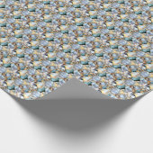 Multicolor Edelstenen Inpakpapier (Hoek)