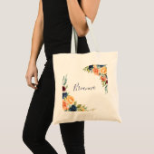Multicolor Elegant Floral Bridesmaid Tote Bag (Voorkant (product))