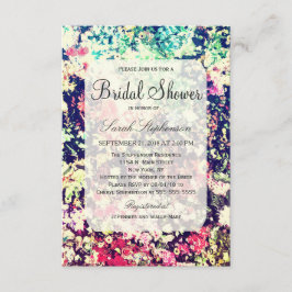 Multicolor Elegant Floral Collage Pattern Kaart