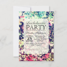 Multicolor Elegant Floral Collage Pattern Kaart