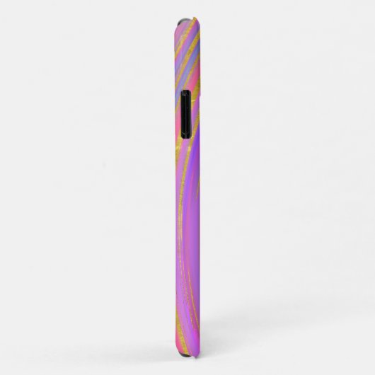 Multicolor en Gold Case-Mate iPhone Case (Achterkant/rechts)
