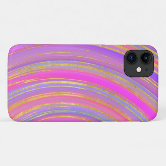 Multicolor en Gold Case-Mate iPhone Case (Achterkant (horizontaal))