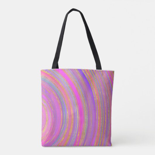 Multicolor en Gold Tote Bag (Achterkant)