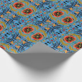 Multicolor Estlands folkpatroon Cadeaupapier (Hoek)