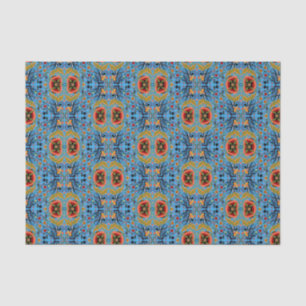 Multicolor Estlands folkpatroon Tissuepapier