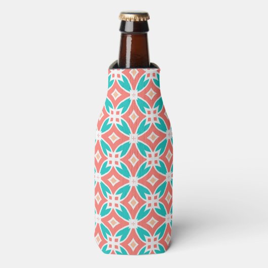 Multicolor Ethnic Patroon Flesjeskoeler (Fles Voorkant)