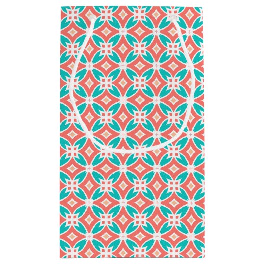 Multicolor Ethnic Patroon Klein Cadeauzakje (Achterkant)