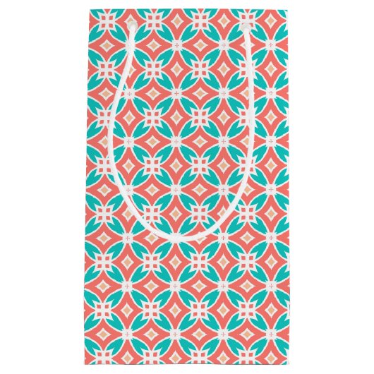 Multicolor Ethnic Patroon Klein Cadeauzakje (Voorkant)