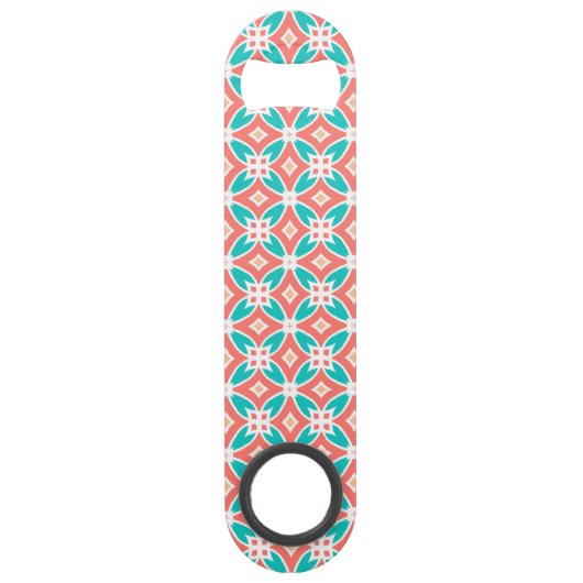 Multicolor Ethnic Patroon Speed Flessenopener (Achterkant)