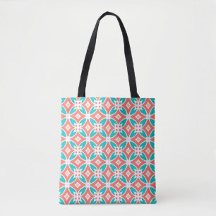 Multicolor Ethnic Patroon Tote Bag