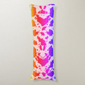 Multicolor Exotic Koe Print Body Pillow Lichaamskussen (Voorkant Verticaal)