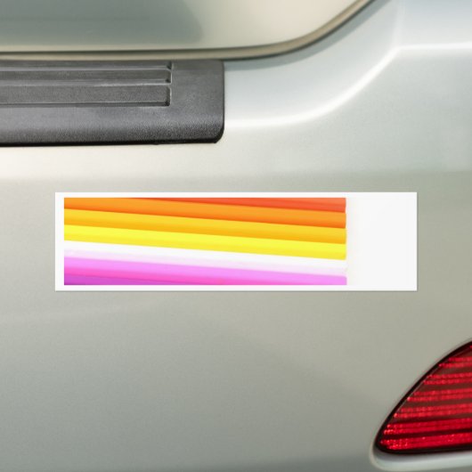 Multicolor Fabric Folds Abstract Bumpersticker (Op auto)