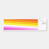Multicolor Fabric Folds Abstract Bumpersticker (Voorkant)