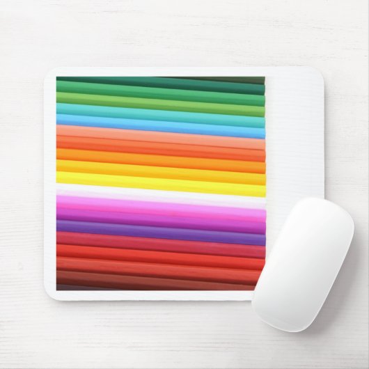 Multicolor Fabric Folds Abstract Muismat (Met muis)